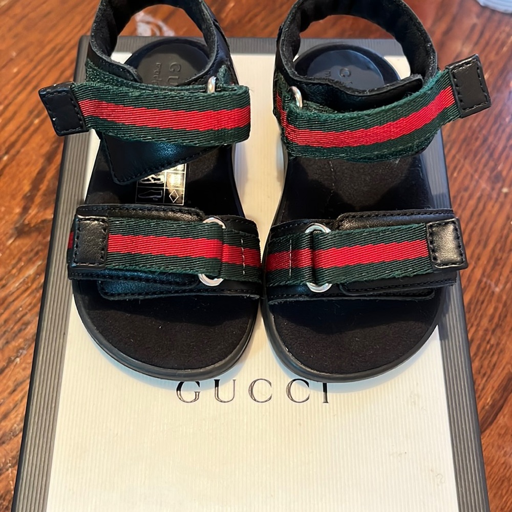 Baby Gucci sandals size 2